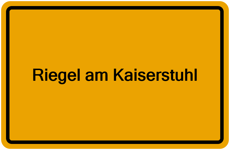 Handelsregister Riegel am Kaiserstuhl